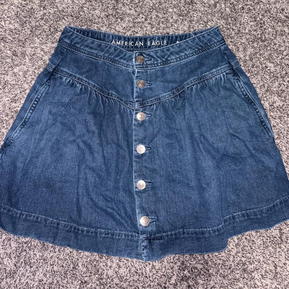 American Eagle Outfitters Blue Denim Skirt